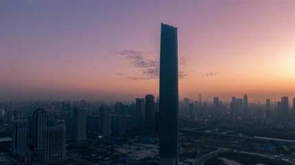 武汉风光城市宣传片航拍延时繁华夜景地标建筑4K高清实拍视频素材