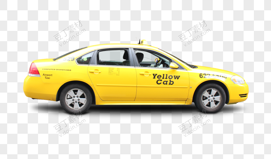 黄色轿车