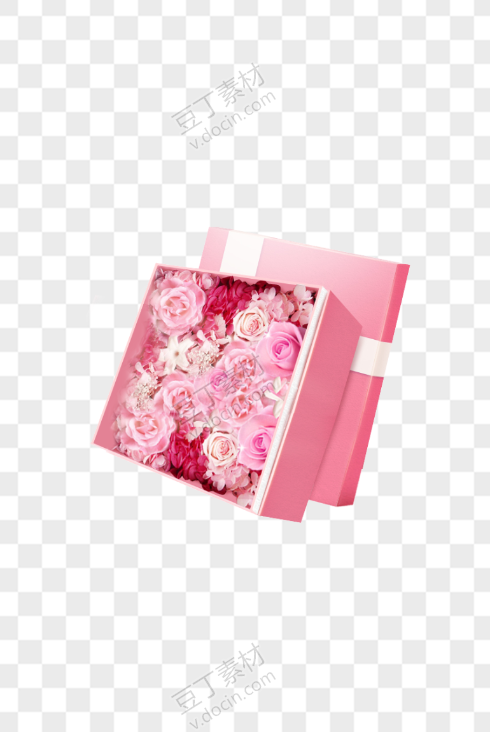 粉色礼盒