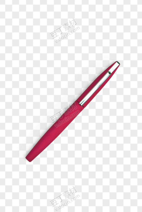 红色钢笔