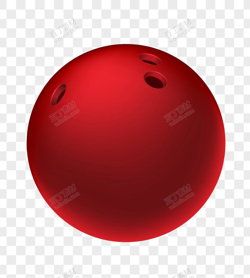 红色保龄球