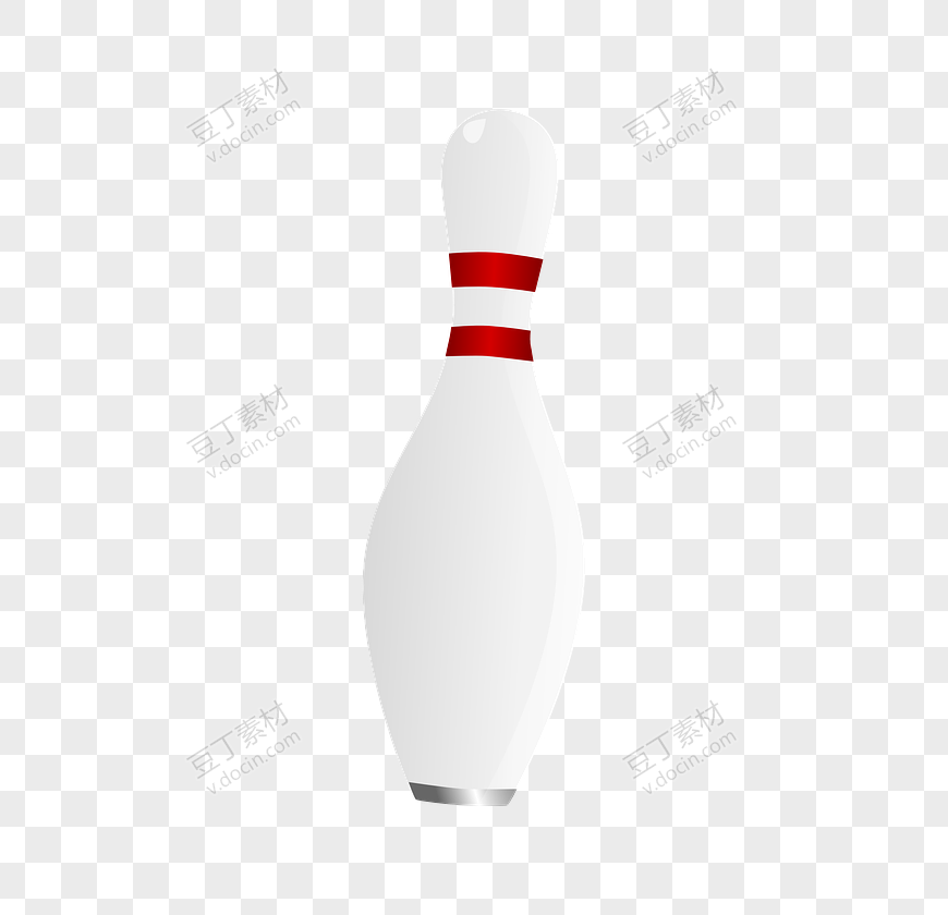 白色保龄球瓶