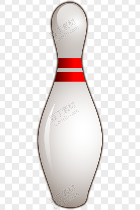 白色保龄球瓶