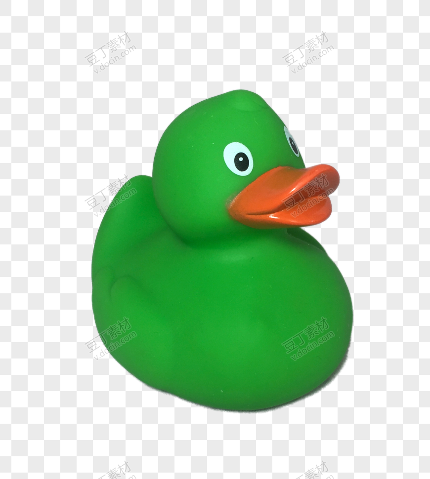 绿色橡胶鸭