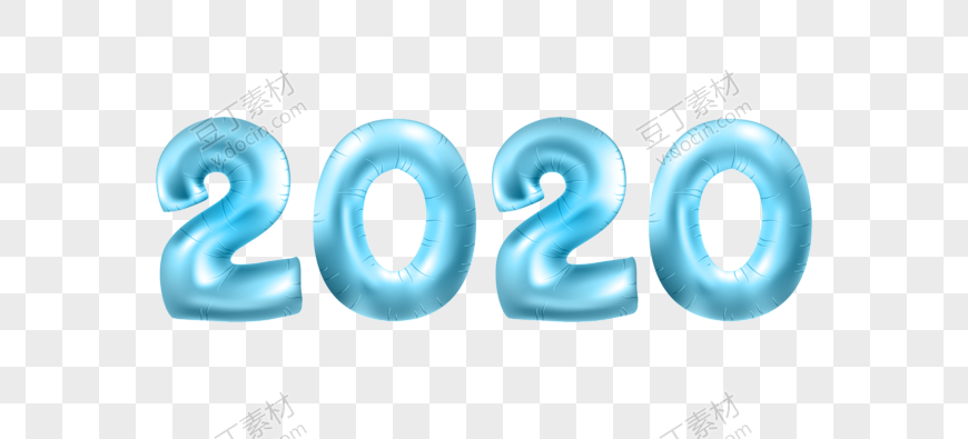 蓝色气球2020