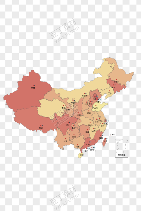 中国地图China