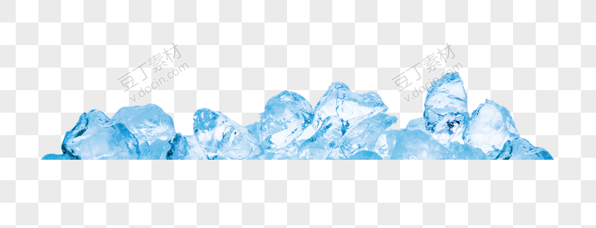 蓝色碎冰元素