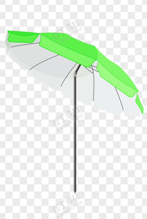 夏日海边度假遮阳伞