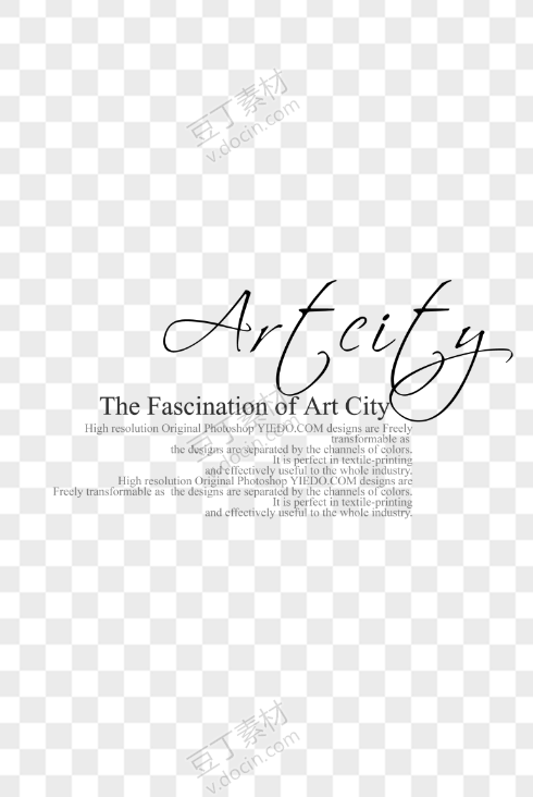 Art City英文字体