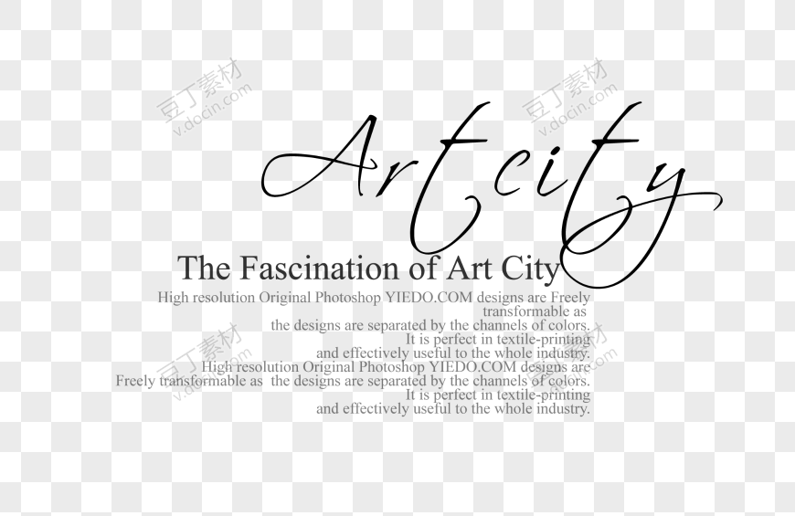 Art City英文字体