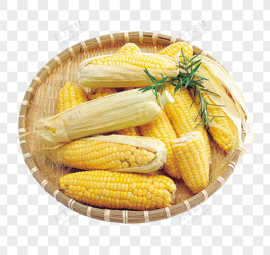 一筐玉米