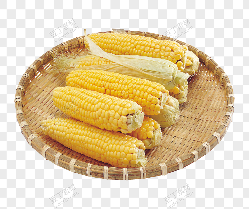 竹筐玉米