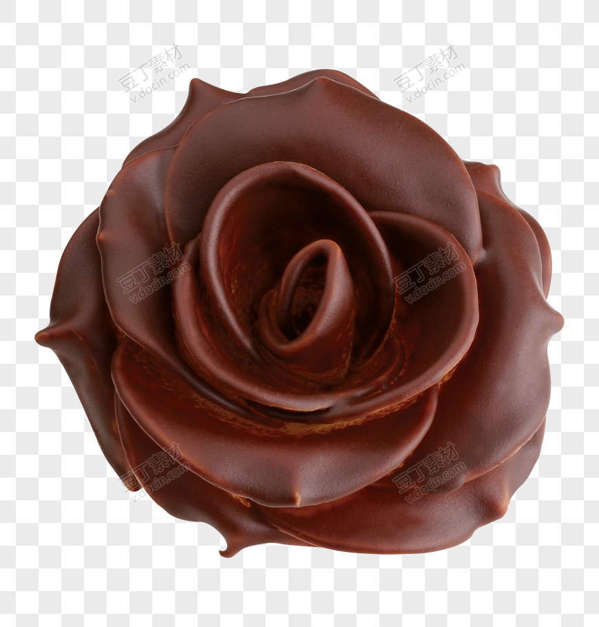玫瑰形状巧克力