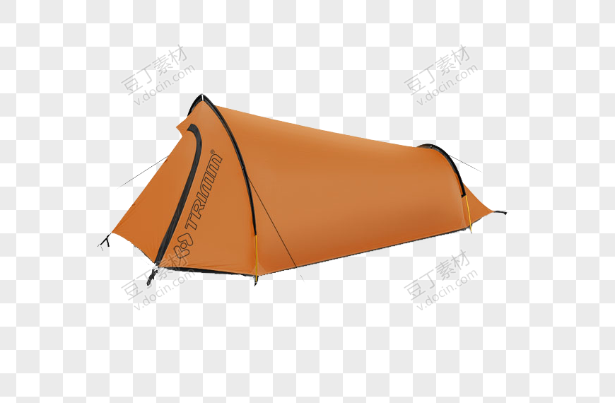 橙色长帐篷