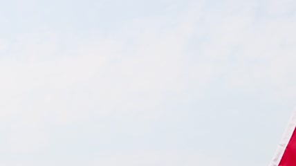 党旗飘扬高清实拍视频素材
