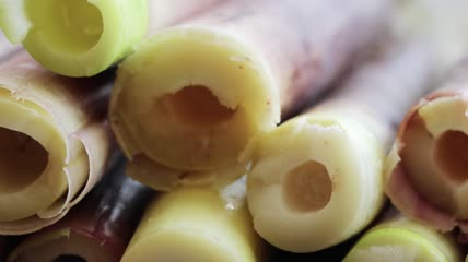 4K实拍新鲜小竹笋天然食材视频素材