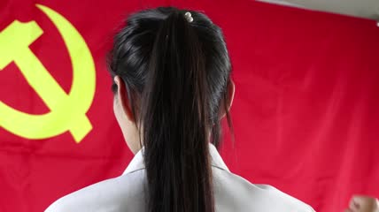 4K建党100周年党徽党章党员宣誓七一