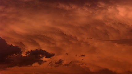 多姿多彩的天空云彩特写背景视频素材
