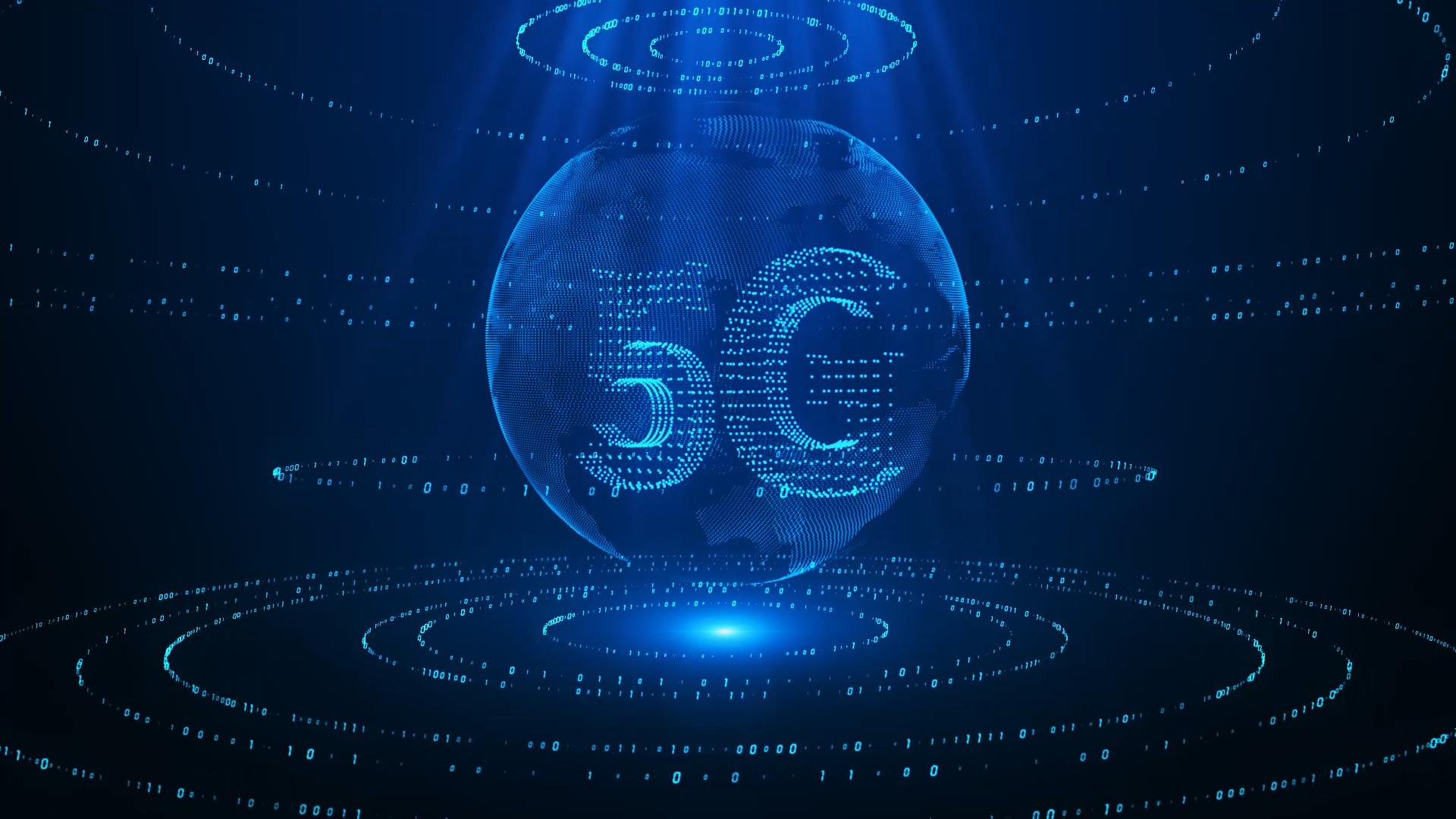 5G科技地球互联网信息视频