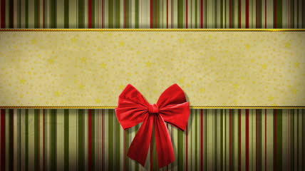 圣诞主题蝴蝶结礼物高清背景视频素材