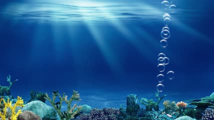 海底世界无缝循环背景