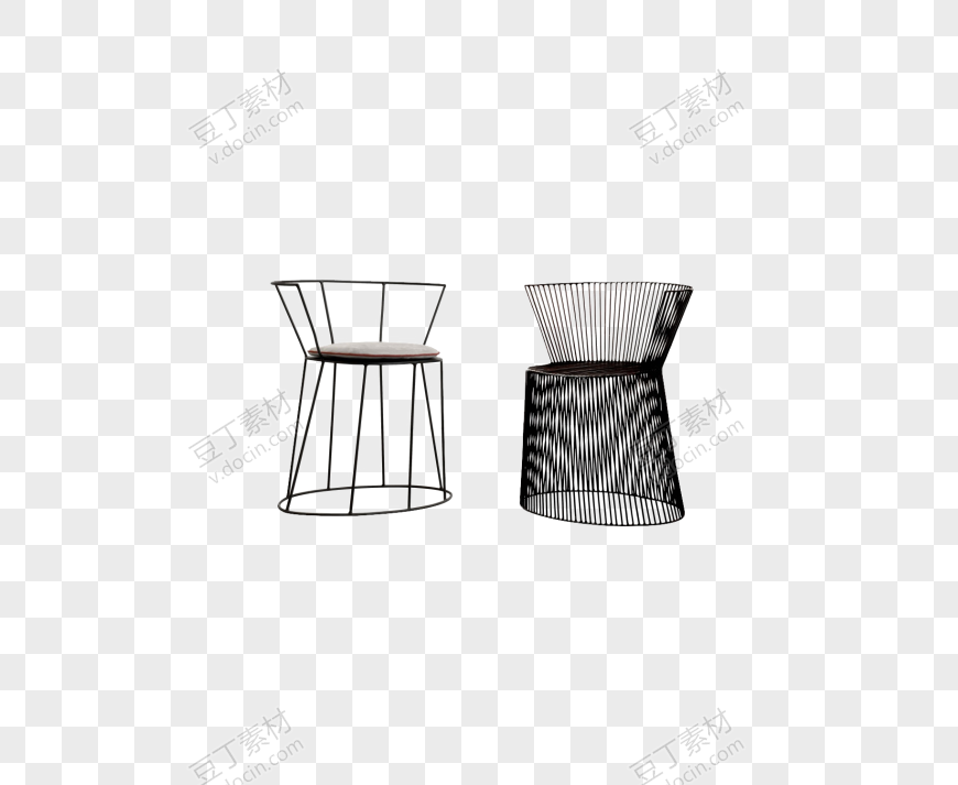 免抠软装素材 单人坐椅 单人椅 (10)