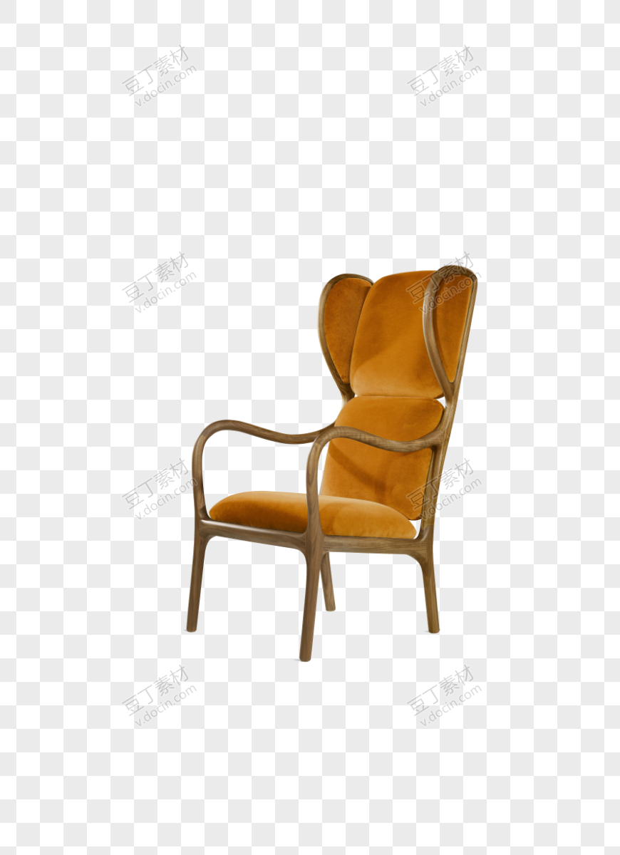 免抠软装素材 单人坐椅 单人椅 (23)