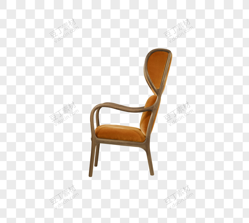 免抠软装素材 单人坐椅 单人椅 (24)
