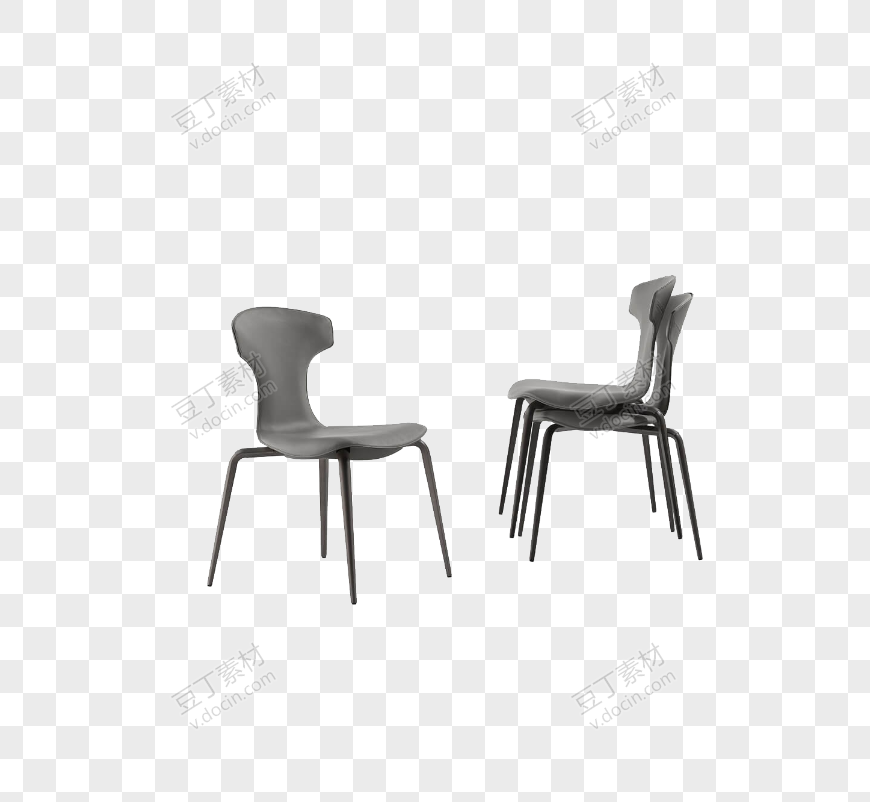 免抠软装素材 单人坐椅 单人椅 (65)
