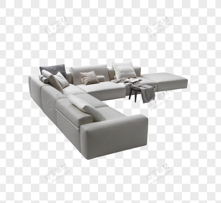 免抠软装素材 组合沙发 沙发组 (9)