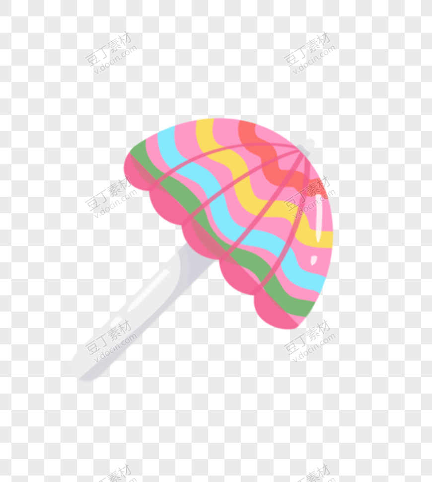 糖果样遮阳伞