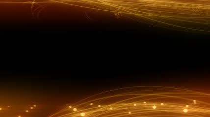 金色光线光效粒子曲线流动透明通道