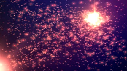 VJ 354 动态粒子光斑视频背景素材