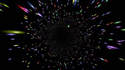 VJ 386 动态粒子光斑视频背景素材