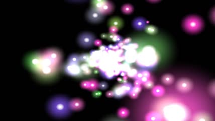 VJ 431 动态粒子光斑视频背景素材