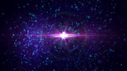 VJ 444 动态粒子光斑视频背景素材