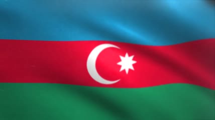 阿塞拜疆国旗动画