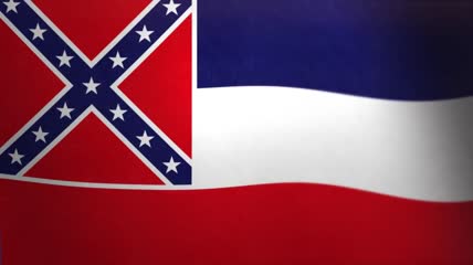 密西西比州__飘扬的旗帜-美国州和领地的旗帜