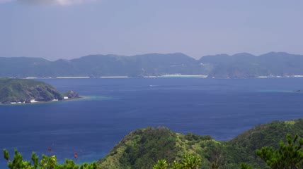 日本冲绳诸岛屿海景4K