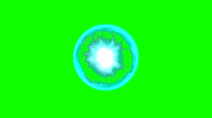 静电球魔法球视频元素绿屏抠像