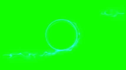 粒子光圈炫酷视频元素绿屏抠像
