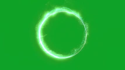 粒子光效视频元素绿屏抠像