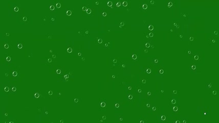 满屏泡泡透明气泡绿屏抠像