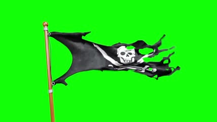 飘荡的海盗旗