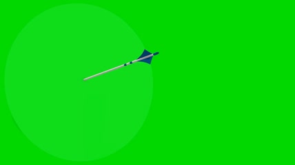 射箭箭靶绿屏抠像素材