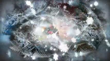 冬季雪花粒子视频幻灯片AE模板