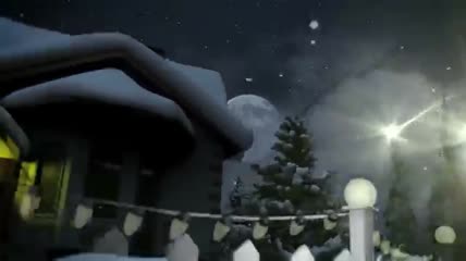 圣诞片头场景AE视频素材