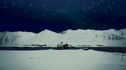 视频背景高清1080p冰岛夜间景观