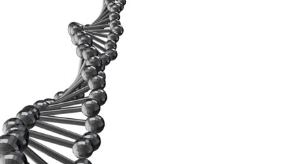DNA基因链条螺旋竖向展示素材