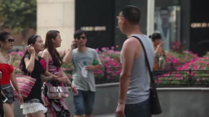重庆街拍视频素材